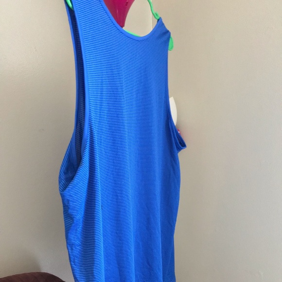 RUSELL Training fit, BLUE SLEEVELESS SHIRT. - Picture 4 of 7